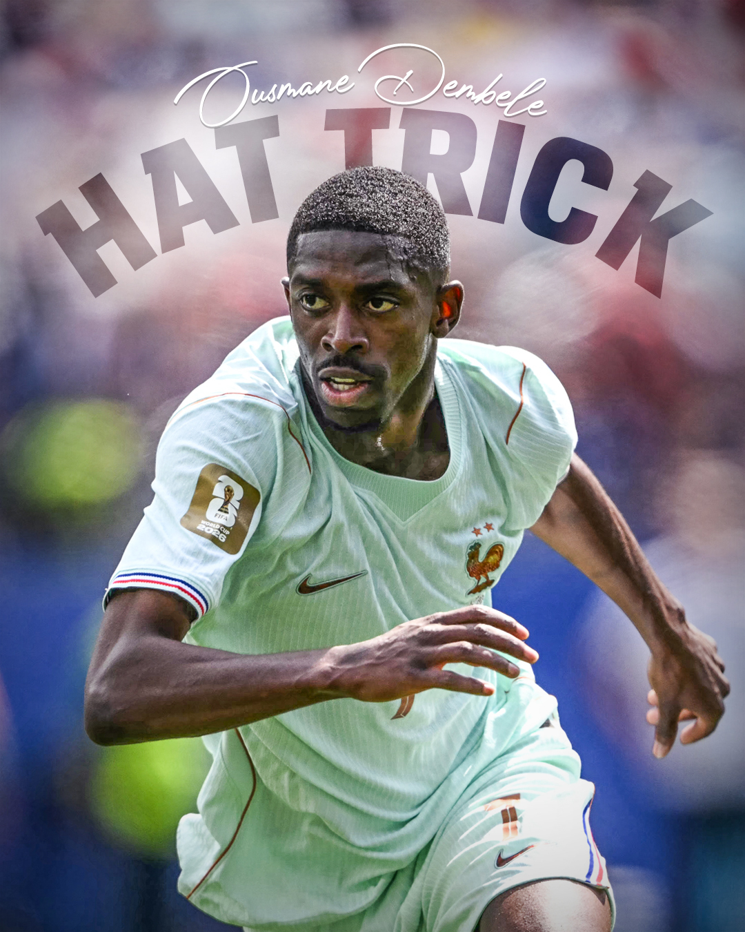 Ousmane Dembélé scored a brilliant first-half hat-trick as France national football team defeated Norway national football team 4-1