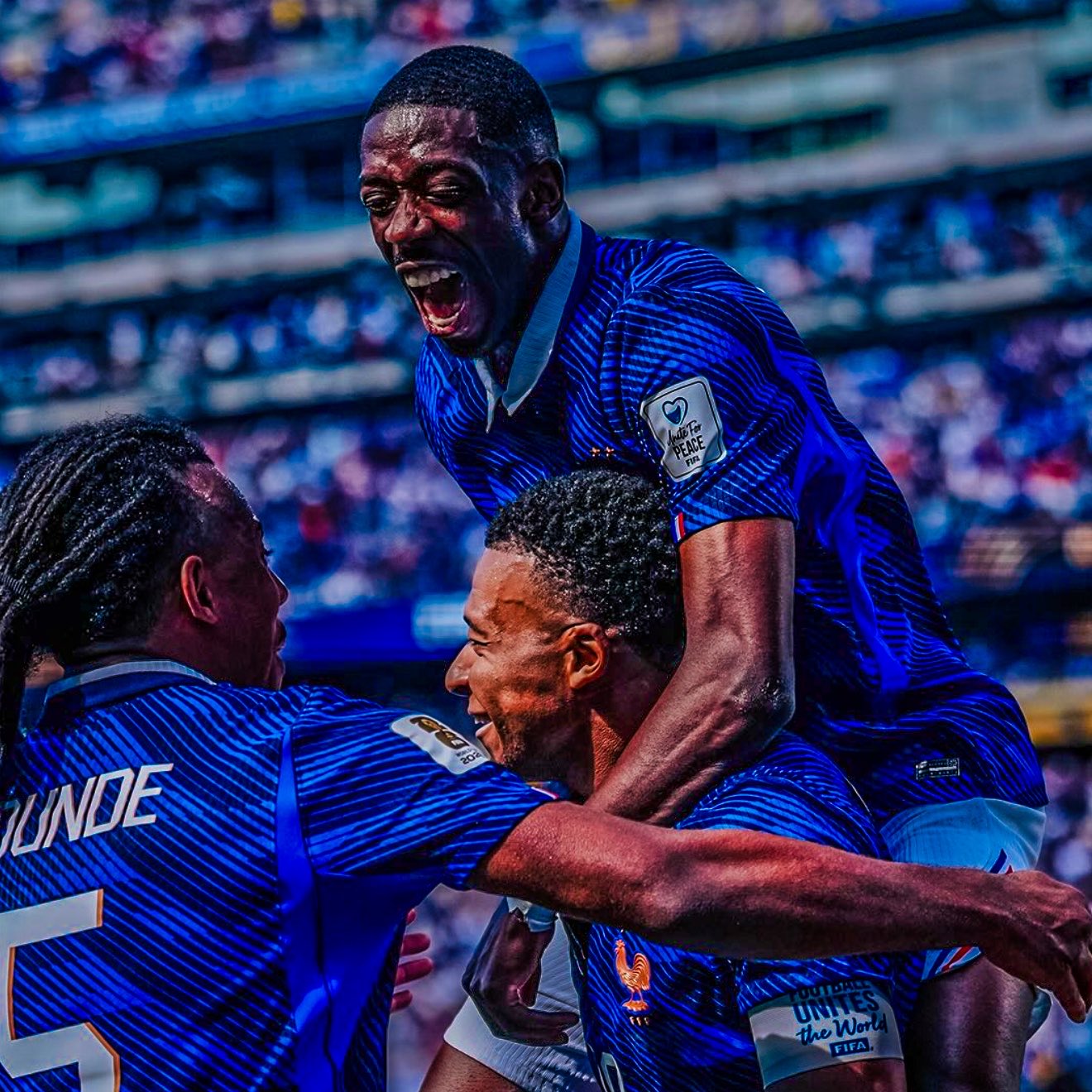 Ousmane Dembélé scored a brilliant first-half hat-trick as France national football team defeated Norway national football team 4-1