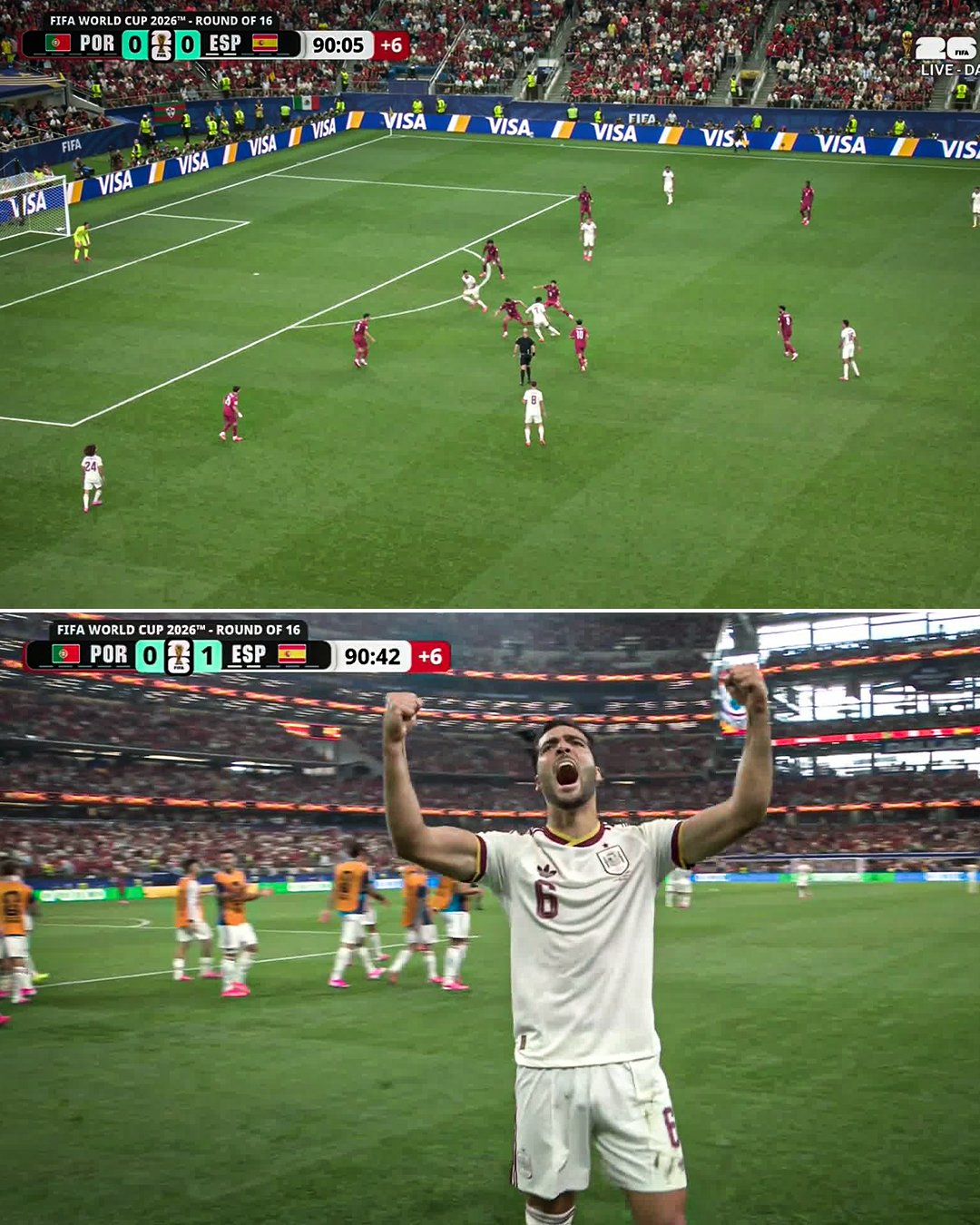 Merino Sends Spain into Quarter-finals, Ends Ronaldo's World Cup Career