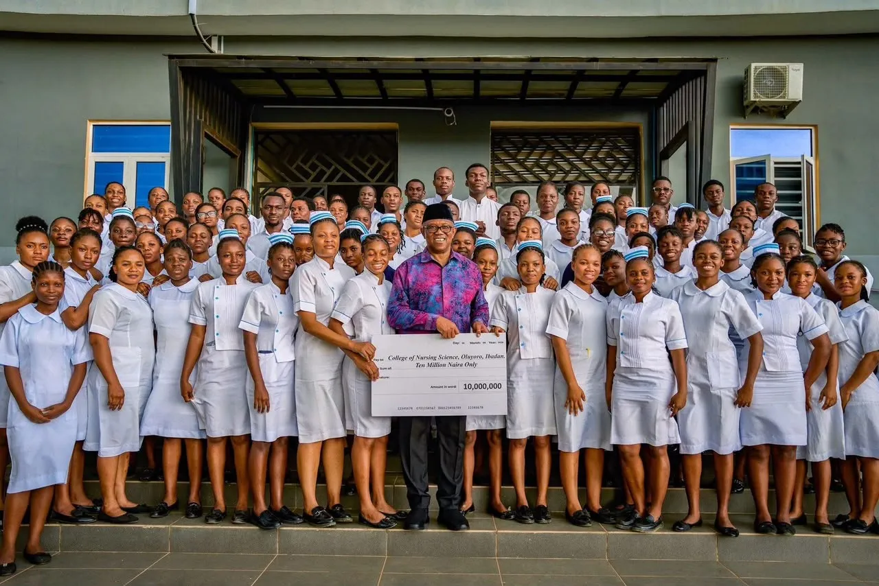 Obi Donates ₦10m to Faith Foundation Nursing College, Urges Youths to Reject Ethnic Politics