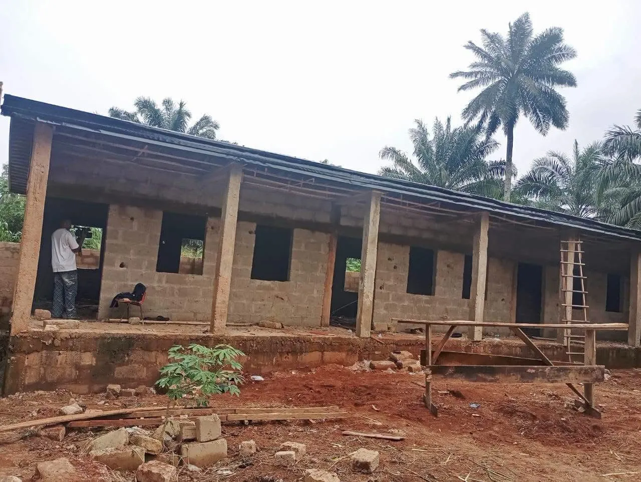 Ezeamalu Begins Construction of Permanent Site for Tuition-Free School in Ogbunike