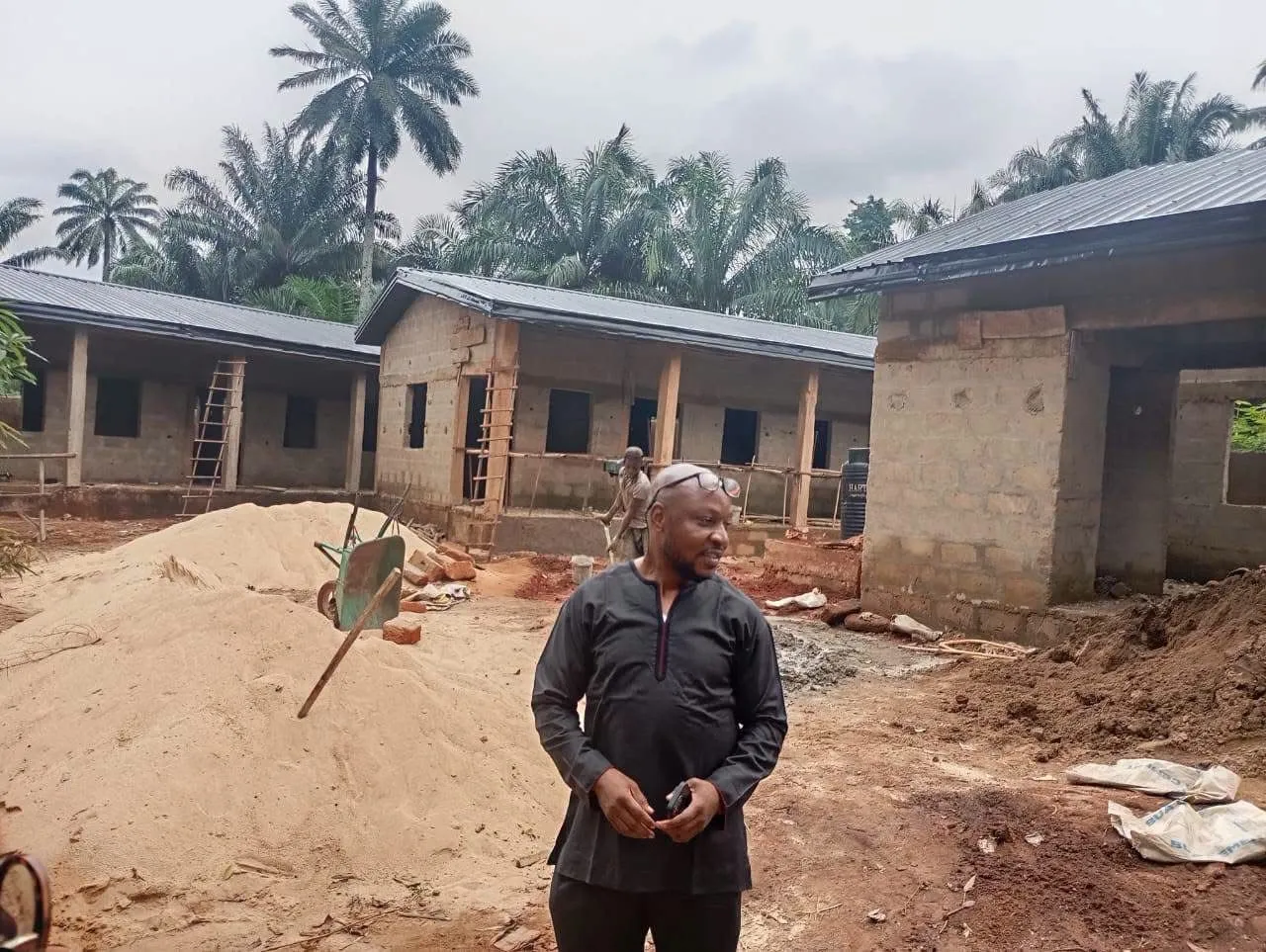Ezeamalu Begins Construction of Permanent Site for Tuition-Free School in Ogbunike