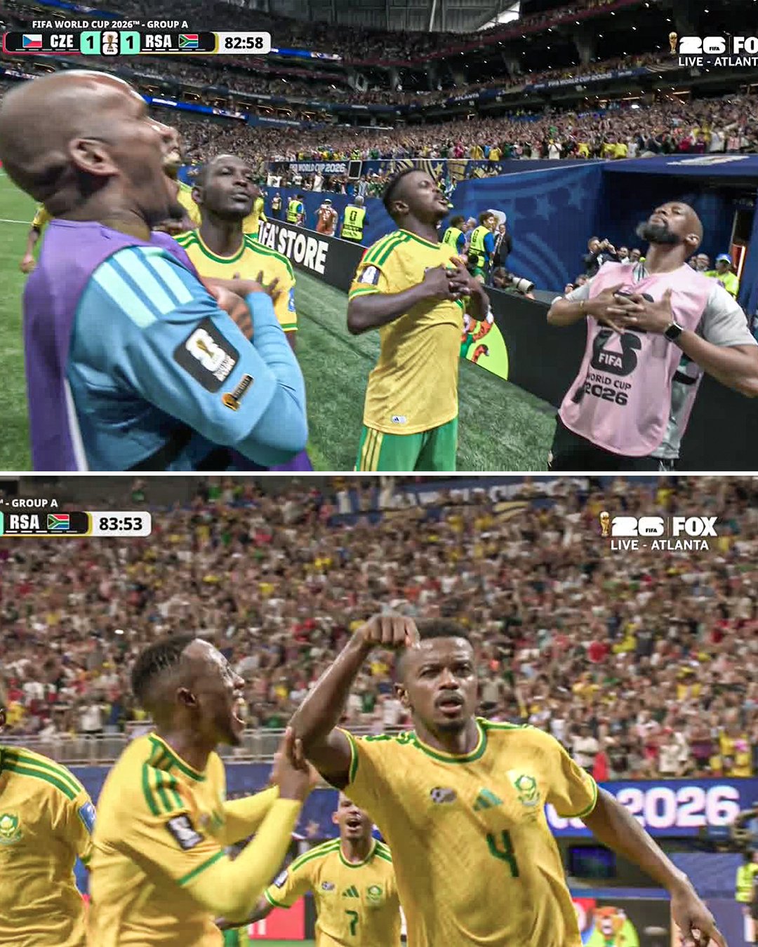 Mokoena Rescues South Africa with Late Penalty in World Cup Draw Against Czechia